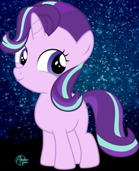 Size: 1920x2360 | Tagged: safe, artist:arifproject, starlight glimmer, pony, unicorn, g4, cute, female, filly, filly starlight glimmer, glimmerbetes, smiling, younger