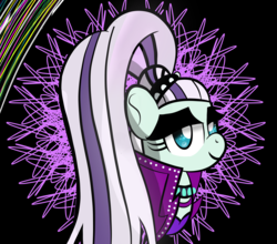 Size: 2616x2304 | Tagged: safe, artist:tommy-taco, coloratura, g4, clothes, countess coloratura, female, high res, jacket, ponytail, redraw, solo