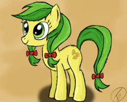 Size: 2500x2000 | Tagged: safe, artist:twojapacha, apple fritter, g4, apple family member, female, high res, solo
