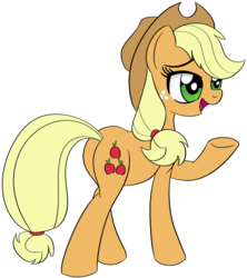 Size: 2216x2500 | Tagged: safe, artist:datapony, applejack, earth pony, pony, g4, butt, female, high res, plot, simple background, solo, transparent background