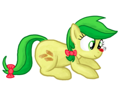Size: 1600x1200 | Tagged: safe, artist:inkblu, apple fritter, earth pony, ladybug, pony, g4, apple family member, female, mare, simple background, solo, transparent background