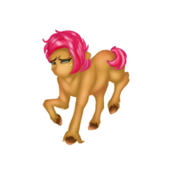 Size: 700x700 | Tagged: safe, artist:anxiousshadowpetals, babs seed, pony, g4, female, simple background, solo, transparent background