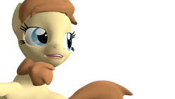 Size: 4096x2304 | Tagged: safe, oc, oc only, oc:cream heart, earth pony, pony, 3d, earth pony oc, female, mare, simple background, solo, source filmmaker, wallpaper, white background