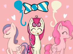 Size: 1280x960 | Tagged: safe, artist:mimigaming, bon bon, pinkie pie, sweetie drops, g4, female, fusion, solo