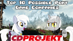 Size: 1280x720 | Tagged: safe, derpy hooves, pegasus, pony, equestria daily, g4, crossover, female, geralt of rivia, mare, meme, ponified, the witcher, video game