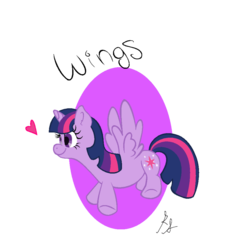 Size: 900x918 | Tagged: safe, artist:xxthatsmytypexx, twilight sparkle, alicorn, pony, g4, female, heart, solo, twilight sparkle (alicorn)