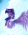 Size: 1024x1280 | Tagged: dead source, safe, artist:jeki, twilight sparkle, alicorn, pony, g4, female, grin, looking at you, smiling, solo, twilight sparkle (alicorn)