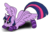 Size: 664x428 | Tagged: safe, artist:an-tonio, artist:toyminator900, twilight sparkle, alicorn, pony, g4, clothes, female, socks, solo, striped socks, twilight sparkle (alicorn), wings