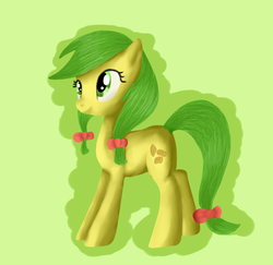 Size: 516x502 | Tagged: safe, artist:rainkant, apple fritter, pony, g4, apple family member, female, solo