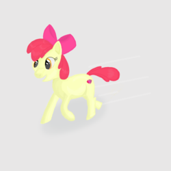 Size: 2000x2000 | Tagged: safe, artist:spirou333, apple bloom, g4, cutie mark, female, high res, newbie artist training grounds, solo, the cmc's cutie marks