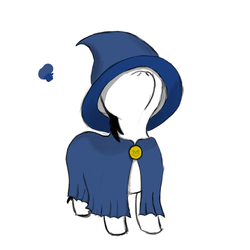 Size: 1400x1400 | Tagged: safe, artist:avering, oc, oc only, cloak, clothes, hat, newbie artist training grounds, solo, wizard hat