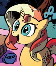 Size: 196x231 | Tagged: safe, idw, sunset shimmer, pony, unicorn, g4, cute, shimmerbetes