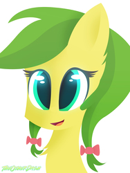 Size: 2448x3264 | Tagged: safe, artist:theotherdash, apple fritter, g4, apple family member, female, high res, no nose, simple background, solo, white background