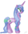 Size: 2198x2598 | Tagged: safe, artist:tsand106, oc, oc only, oc:crystal radiance, crystal pony, crystal unicorn, pony, unicorn, female, high res, horn, long tail, solo, unicorn oc