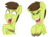 Size: 1147x847 | Tagged: safe, artist:bloodorangepancakes, oc, oc only, oc:offkey lime, laughing, solo