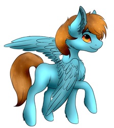 Size: 1468x1648 | Tagged: safe, artist:ondrea, oc, oc only, oc:arcus, pegasus, pony, cute, solo