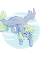 Size: 2000x3000 | Tagged: safe, artist:sidaff, derpy hooves, pegasus, pony, g4, eyes closed, female, flying, high res, mare, solo