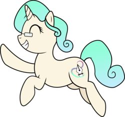 Size: 3561x3346 | Tagged: safe, artist:sugar-loop, oc, oc only, oc:sugar loop, glasses, high res, jumping, newbie artist training grounds, ponysona, solo