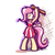 Size: 1280x1280 | Tagged: safe, artist:heir-of-rick, fluttershy, bat pony, pony, semi-anthro, g4, arm hooves, baseball bat, bipedal, cheerleader, clothes, cute, female, flutterbat, midriff, newbie artist training grounds, pleated skirt, pun, race swap, shyabates, shyabetes, skirt, solo, tank top, torn clothes, visual pun