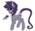 Size: 669x600 | Tagged: safe, artist:silverknight27, oc, oc only, pony, unicorn, cat tail, solo, watermark