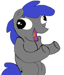 Size: 873x1013 | Tagged: safe, oc, oc only, earth pony, pony, ms paint, simple background, solo, white background