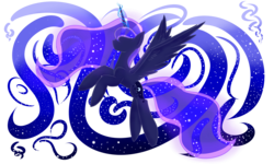 Size: 5000x3000 | Tagged: safe, artist:shadowsketch1203, princess luna, g4, female, flying, high res, simple background, solo, transparent background