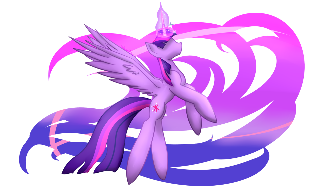 happy purple alicorn twilight sparkle flying vector two happy purple alicorn twilight sparkle flying vector two