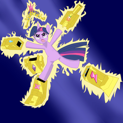 Size: 2500x2500 | Tagged: safe, artist:thanqol, twilight sparkle, pony, g4, elements of harmony, female, high res, solo