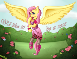 Size: 2600x2000 | Tagged: safe, artist:mailner, fluttershy, g4, blushing, crossover, cute, ever after high, high res, shyabetes