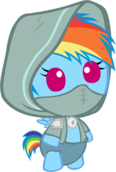 Size: 1601x2383 | Tagged: safe, artist:megarainbowdash2000, rainbow dash, pony, dungeons and discords, g4, baby, baby dash, baby pony, baby rainbow dash, bipedal, cute, dashabetes, diaper, fantasy class, female, filly, filly rainbow dash, foal, rainbow rogue, rogue, simple background, solo, transparent background, younger