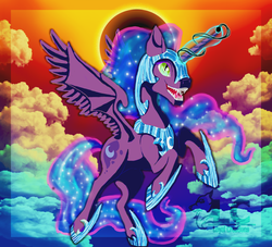 Size: 1024x928 | Tagged: safe, artist:may-li128, nightmare moon, pony, g4, female, solo