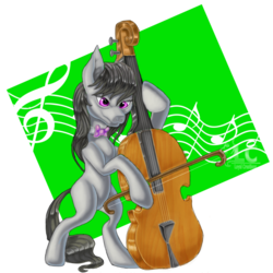 Size: 1024x1024 | Tagged: safe, artist:may-li128, octavia melody, earth pony, pony, g4, cello, female, musical instrument, solo