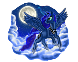 Size: 1000x800 | Tagged: safe, artist:may-li128, princess luna, pony, g4, female, solo