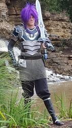 Size: 540x960 | Tagged: safe, oc, oc:darkaito, human, armor, clothes, cosplay, costume, irl, irl human, lunar knight, photo