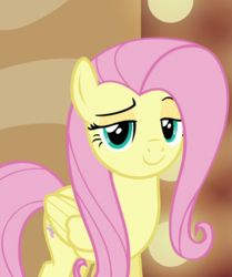 Size: 904x1080 | Tagged: safe, screencap, fluttershy, pony, g4, viva las pegasus, face, raised eyebrow, reaction image, smug, smugshy