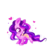 Size: 1200x1200 | Tagged: safe, artist:ipun, oc, oc only, oc:hazel, oc:hazel wish, alicorn, pony, female, filly, heart, heart eyes, simple background, solo, transparent background, wingding eyes