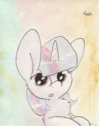 Size: 667x842 | Tagged: safe, artist:slightlyshade, twilight sparkle, g4, bust, female, looking at you, solo, traditional art