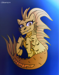 Size: 1618x2047 | Tagged: safe, artist:php198, adagio dazzle, siren, g4, female, grin, looking at you, sharp teeth, smiling, solo