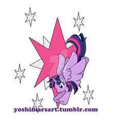 Size: 1024x1117 | Tagged: safe, artist:yoshimarsart, twilight sparkle, alicorn, pony, g4, female, solo, twilight sparkle (alicorn), watermark