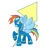 Size: 1024x1024 | Tagged: safe, artist:yoshimarsart, rainbow dash, g4, clothes, female, solo, watermark, wonderbolts uniform