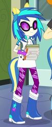 Size: 236x581 | Tagged: safe, dj pon-3, vinyl scratch, equestria girls, g4