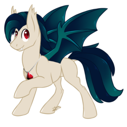 Size: 1200x1200 | Tagged: safe, artist:bright ink, oc, oc only, bat pony, pony, male, solo, stallion