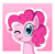 Size: 600x587 | Tagged: safe, artist:bluemoonlightflower, pinkie pie, g4, female, one eye closed, solo, tongue out, wink