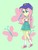 Size: 1536x2048 | Tagged: safe, artist:pinkiepie-ninjago, fluttershy, equestria girls, g4, my little pony equestria girls: legend of everfree, cap, clothes, cute, cutie mark, female, green background, hat, shoes, simple background, smiling, sneakers, socks, solo