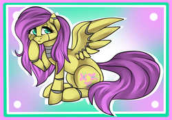 Size: 1000x700 | Tagged: safe, artist:fur-what-loo, fluttershy, robot, g4, female, solo