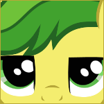 Size: 150x150 | Tagged: safe, artist:painbow-dash, apple fritter, g4, apple family member, female, grumpy, icon of sin, solo