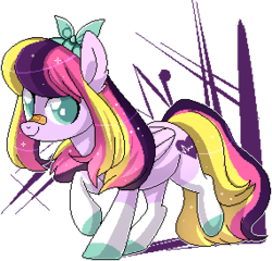 Size: 285x274 | Tagged: safe, artist:xwhitedreamsx, oc, oc only, oc:lucy softheart, pegasus, pony, female, mare, pixel art, simple background, solo, transparent background