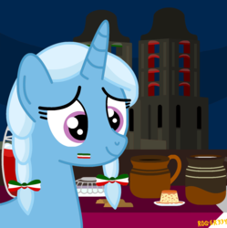 Size: 1412x1417 | Tagged: safe, artist:roger334, trixie, pony, unicorn, g4, alternate hairstyle, female, mare, mexico, solo