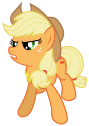 Size: 2833x4010 | Tagged: safe, artist:estories, applejack, earth pony, pony, g4, element of honesty, female, simple background, solo, transparent background, vector