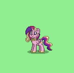 Size: 395x393 | Tagged: safe, princess cadance, alicorn, pony, pony town, g4, female, pixel art, solo